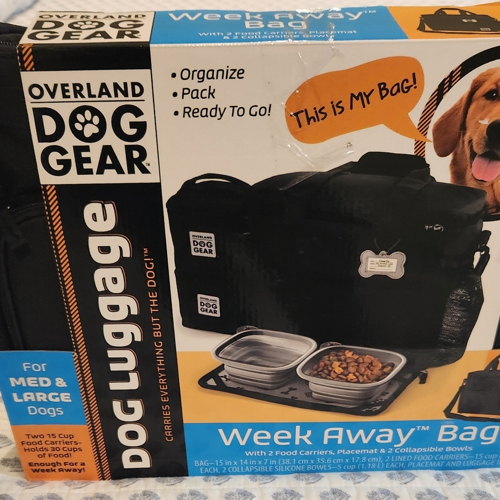 Overland Dog Gear Dog Luggage.